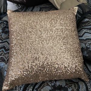 Gold Sequin pillow